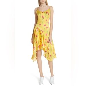 Caroline Constas | Dresses | Carolina Constas Dina Mini Dress In Blush  White Polka Dot Medium Nwt | Poshmark